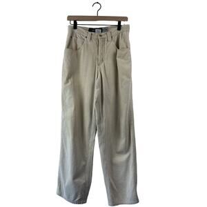 Vintage Y2k anchor blue baggy tan corduroy pants 30